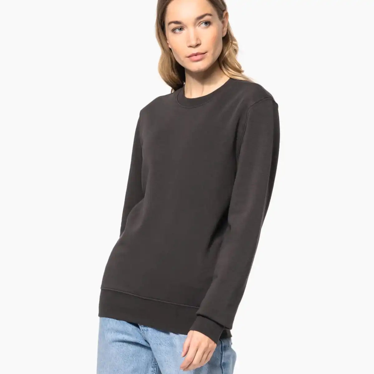 Sweat-shirt écoresponsable col rond unisexe K4025 Kariban