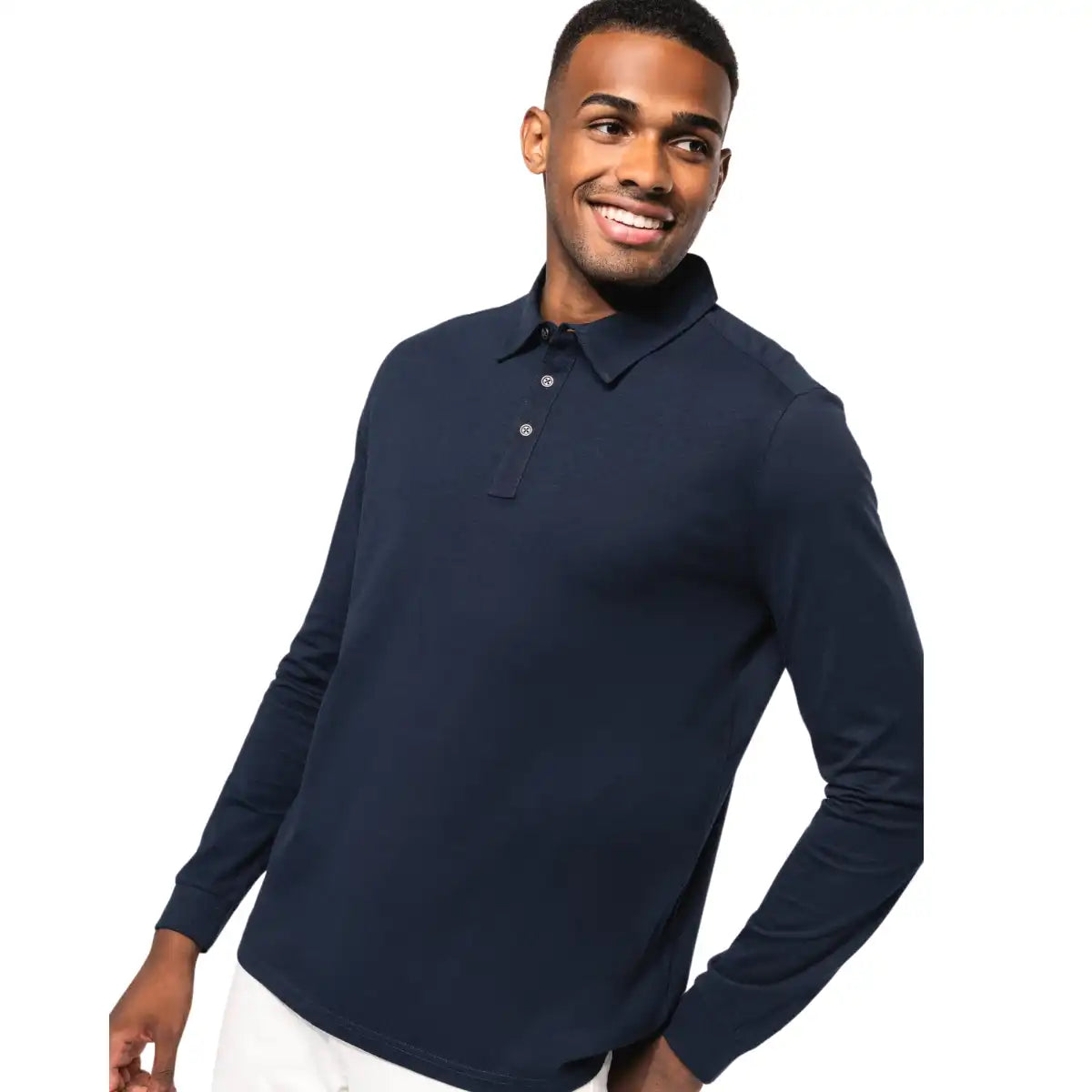 Polo jersey manches longues homme K264