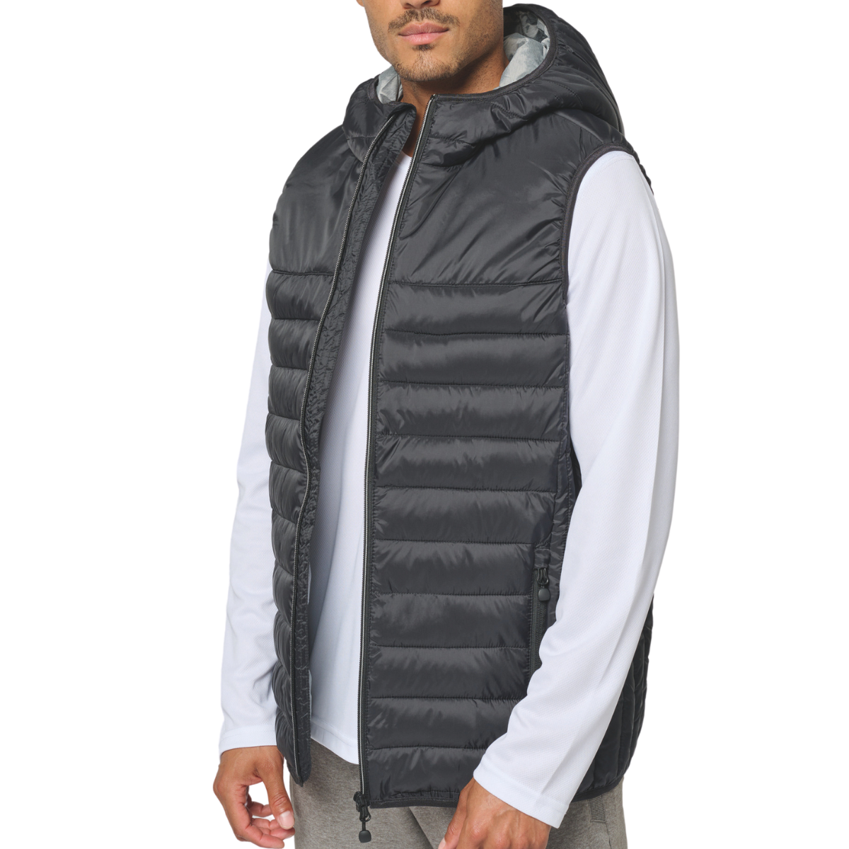 Bodywarmer à capuche