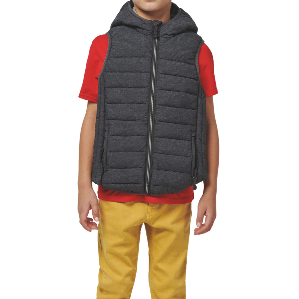 Bodywarmer à capuche enfant