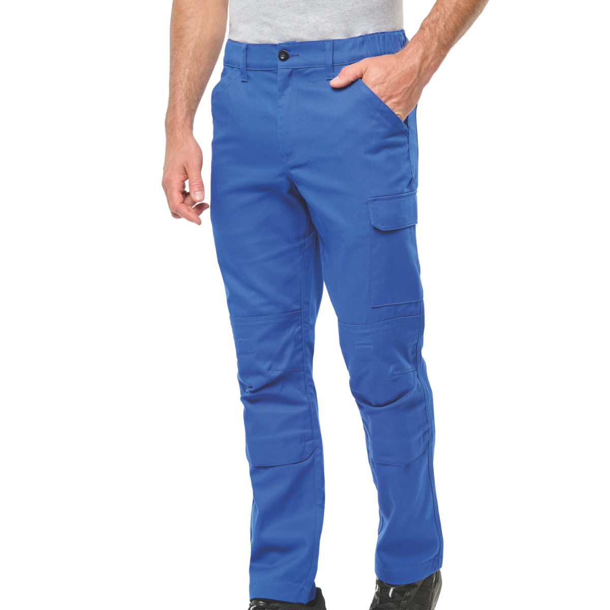 Pantalon de travail multipoches homme