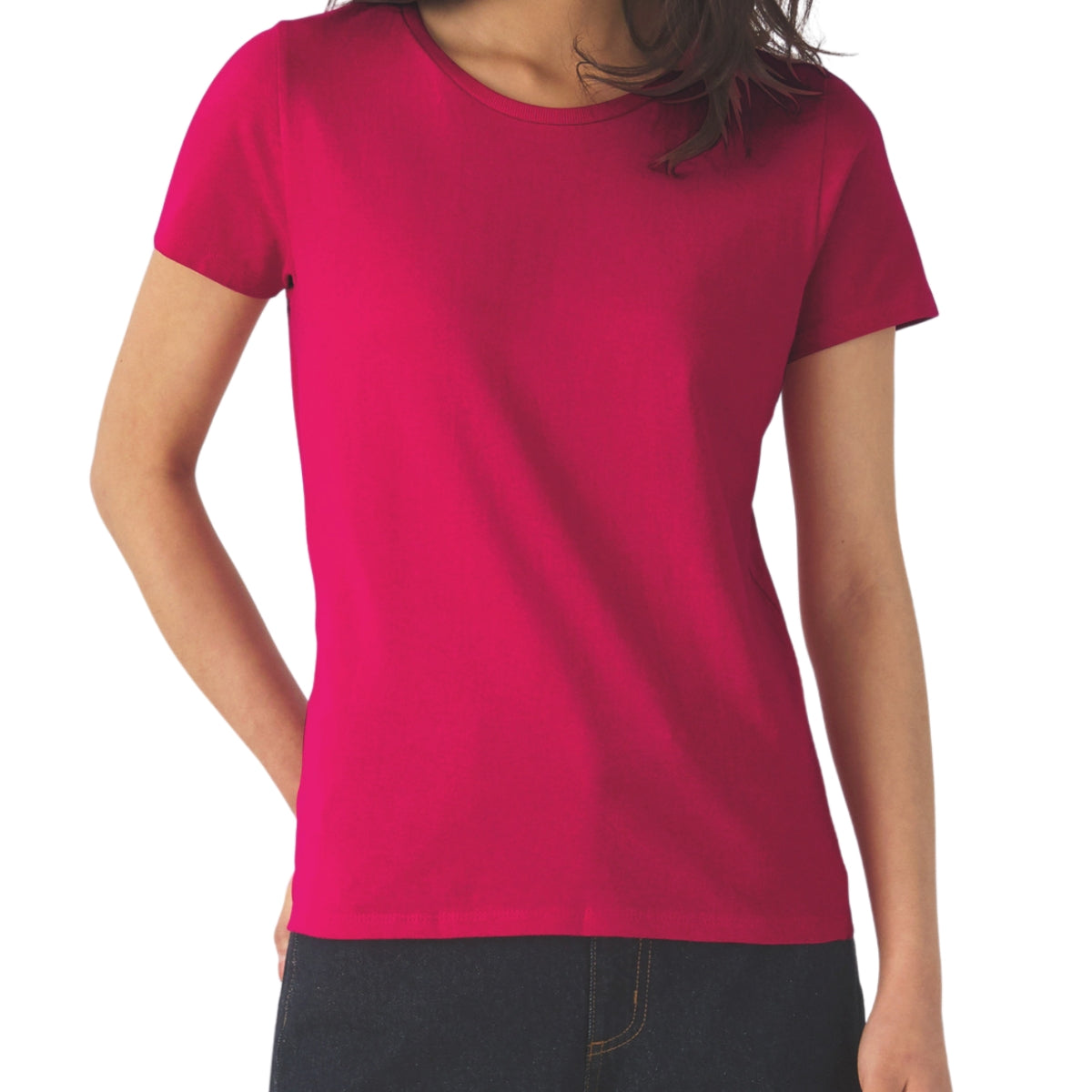 T-shirt classique col rond - Femme